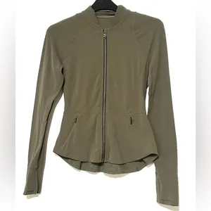 Lululemon The Ease Jacket Sage Size 4 thumbnail 5
