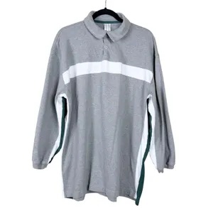 Gola x Anthropologie Team Jersey Mini Dress Size XS Gray Rugby Sporty Oversized thumbnail 4