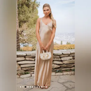 NWOT SHOW ME YOUR MUMU - Anderson Maxi Dress size medium color: champagne thumbnail 2