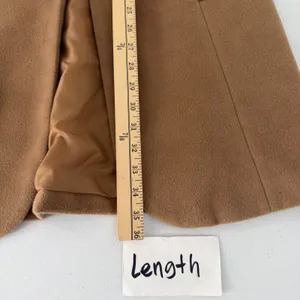 GUESS Los Angeles Womens Medium Camel Tan‎ Faux Fur Collar Longline Vest Chic thumbnail 14