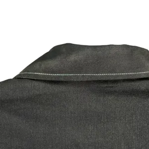 Coldwater Creek Blue Lightweight‎ Jacket Contrast Stitch Snap Front Size 14 thumbnail 4