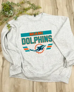 Boutique New Miami dolphins sweatshirt thumbnail 2