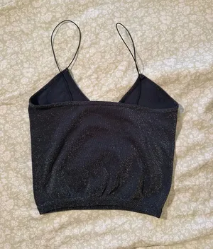 Free People Blue Sparkly Top thumbnail 5