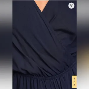 Lulu’s Navy Blue Halter Jumpsuit thumbnail 6