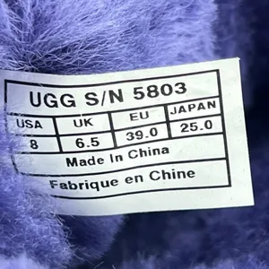 UGG Australia Bailey Button Blue Suede Sheepskin Boots 5803 Womens 8 thumbnail 2