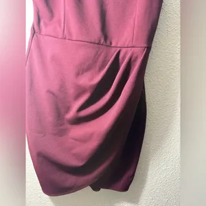Lulu's Wine High Low Dress Size XL thumbnail 3