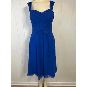 Bill Levkoff Bridesmaid Dress Wedding Short Gown Chiffon Sleeveless 8 thumbnail 2
