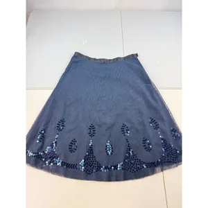 Old Navy Blue Sequin Mesh Skirt Size 1 Low Waist Party Dance‎ Special Occasion thumbnail 2