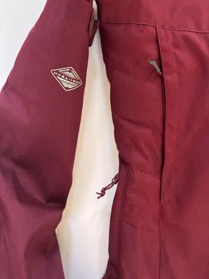 Columbia Women’s S Omni-Tech Omni-Heat Ski Snow Jacket Faux Fur Hood Burgundy thumbnail 2