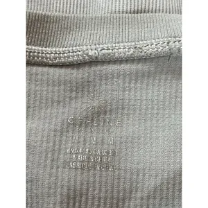 Aerie Offline By Sage Green Ribbed Seamless Crop Top Long Sleeve M Balletcore thumbnail 6