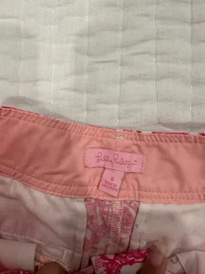 NWOT Lilly Pulitzer Pink Floral Shorts Size 0 thumbnail 3