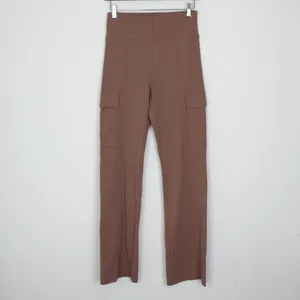 Athleta Delancey Straight Cargo Pant Womens XS‎ Brown High Rise Trousers Stretch thumbnail 3