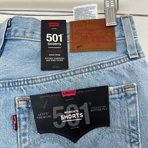 Levi’s Women’s 31 Button Fly Denim Shorts New NWT Premium thumbnail 4