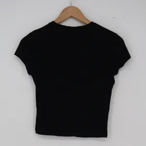 Wild Fable T-Shirt Womens Small Basic Tee Black Cotton Stretch Excellent thumbnail 4