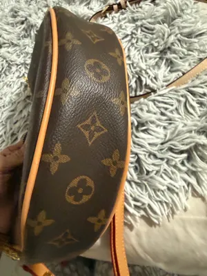 Brown monogram, cross body bag thumbnail 4