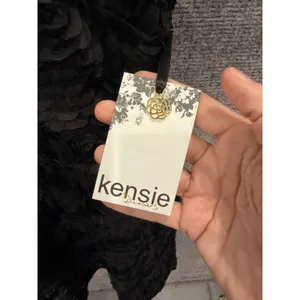 Kensie Dress 16 Black Fit & Flare 3D Rosette Sleeveless Cocktail Mini thumbnail 8