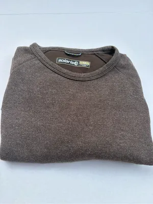Solaris Women’s Crewneck Top in Brown. Size M Outdoor Layering. thumbnail 9