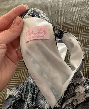 Pink Lily Boutique Snakeskin Romper thumbnail 3