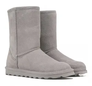 BearPaw Women's Gray Suede Mid-Calf Boots Size 10 thumbnail 1