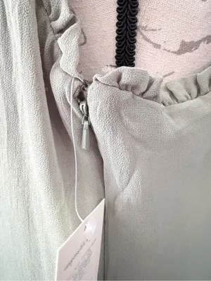 A New Day Chiffon Ruffled Maxi Dress Size Large NWT thumbnail 8