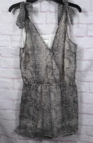 VENUS Women's Size 4 Snake Print Romper thumbnail 1