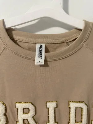 Bride Crewneck Tan Size M thumbnail 2