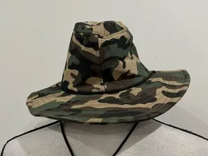 Camo Canvas Boonie Hat Green thumbnail 2