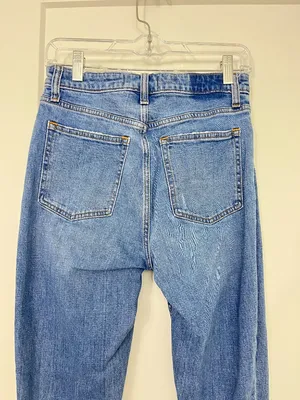 Abercrombie & Fitch Size 28/6 Short High Rise Skinny Jeans Distressed thumbnail 3