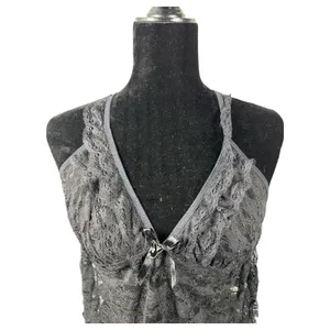 Playboy Intimates Sheer Lace Babydoll Lingerie Slip Size Medium thumbnail 8