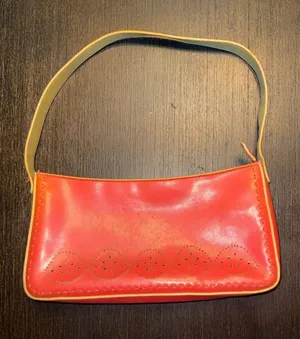 Mondani New York Y2K Red Faux Leather Shoulder Bag thumbnail 1