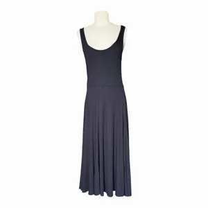 Marine Layer Lexi Rib Fit & Flare Midi Dress Black Medium NWT thumbnail 4