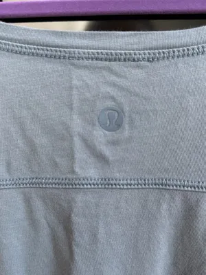 lululemon athletica Long Sleeve Asymmetric Tee in blue size 10 thumbnail 3