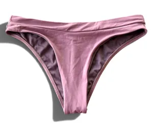 Jolyn Clothing Alanna Bikini Bottom in Dusty Mauve Size Medium thumbnail 1