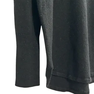APT. 9 Women’s‎ metallic Shimmer Black Crew Neck Pullover Sweater Long Sleeve thumbnail 7