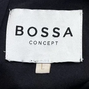 Bossa Concept Black and White Floral Lace Crop Top Maxi Skirt Set Feminine‎ L thumbnail 10