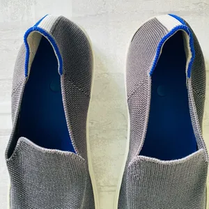 Rothys The Original Slip On Sneakers Steel Gray Comfortable Casual Shoes Sz 10.5 thumbnail 9