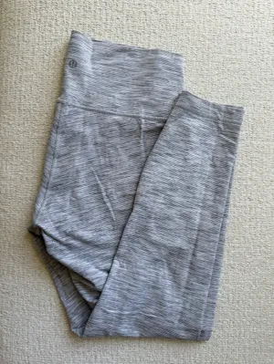 Lululemon Wunder Under Gray Pattern Leggings thumbnail 1