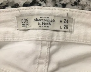Abercrombie white Jeans thumbnail 3