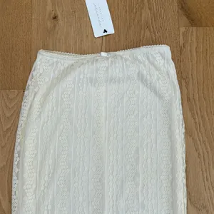 American Threads Maxi Skirt Lace Textured Size S Cream thumbnail 2