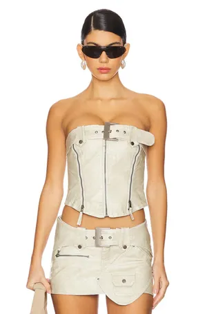 Jaded London Buckle and Zip corset top thumbnail 1