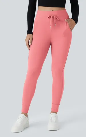 Coral Halara Cuffed Joggers/Scrubs thumbnail 1
