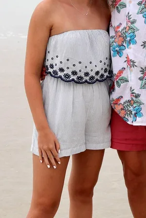 Strapless Romper thumbnail 1