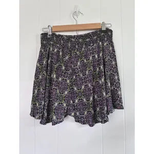Free People Purple Kaleidoscope Medallion Off Shoulder Crop Top Shorts Set S/P thumbnail 6