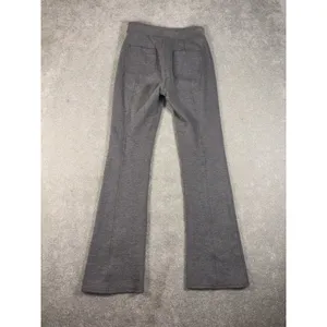 Maeve by Anthropologie‎ Women US Sz 2 Seamed Flare Pants Ankle Grey Tweed Office thumbnail 7