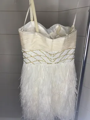 White cocktail dress thumbnail 2