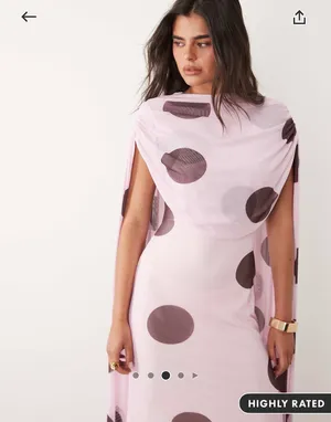 Cape Maxi Dress thumbnail 5