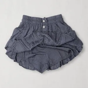 Klesis Black Eyelet Button Front Skort Size S thumbnail 4