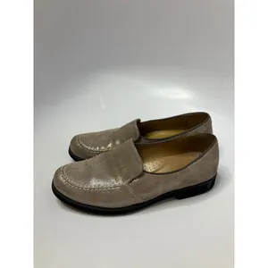 Hush Puppies nineteen fifty eight heirloom silver loafers slip on women's size 8 thumbnail 3