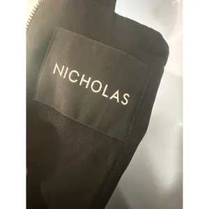 Nicholas Black One Shoulder Asymmetric Slit Midi Cocktail Dress Womens‎ US 8 thumbnail 7