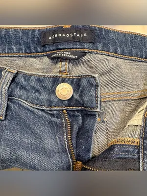 Aeropostale Mid-Rise Ankle Straight Jeans thumbnail 3
